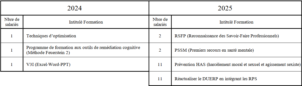 graphique formation salarié permanent 2024